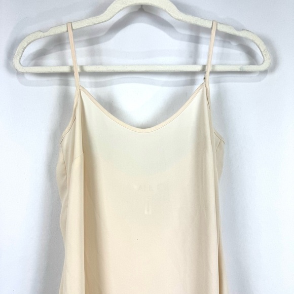 Saloni Women’s Sz 0 Nude Tan Intimate Night Mini Chemise Slip Dress Sleepwear - Picture 2 of 10